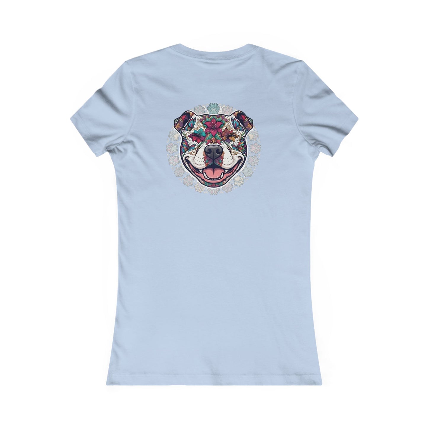 Butterfly Wishes & Pittie Kisses Artwork - TShirt - Ladies Tee