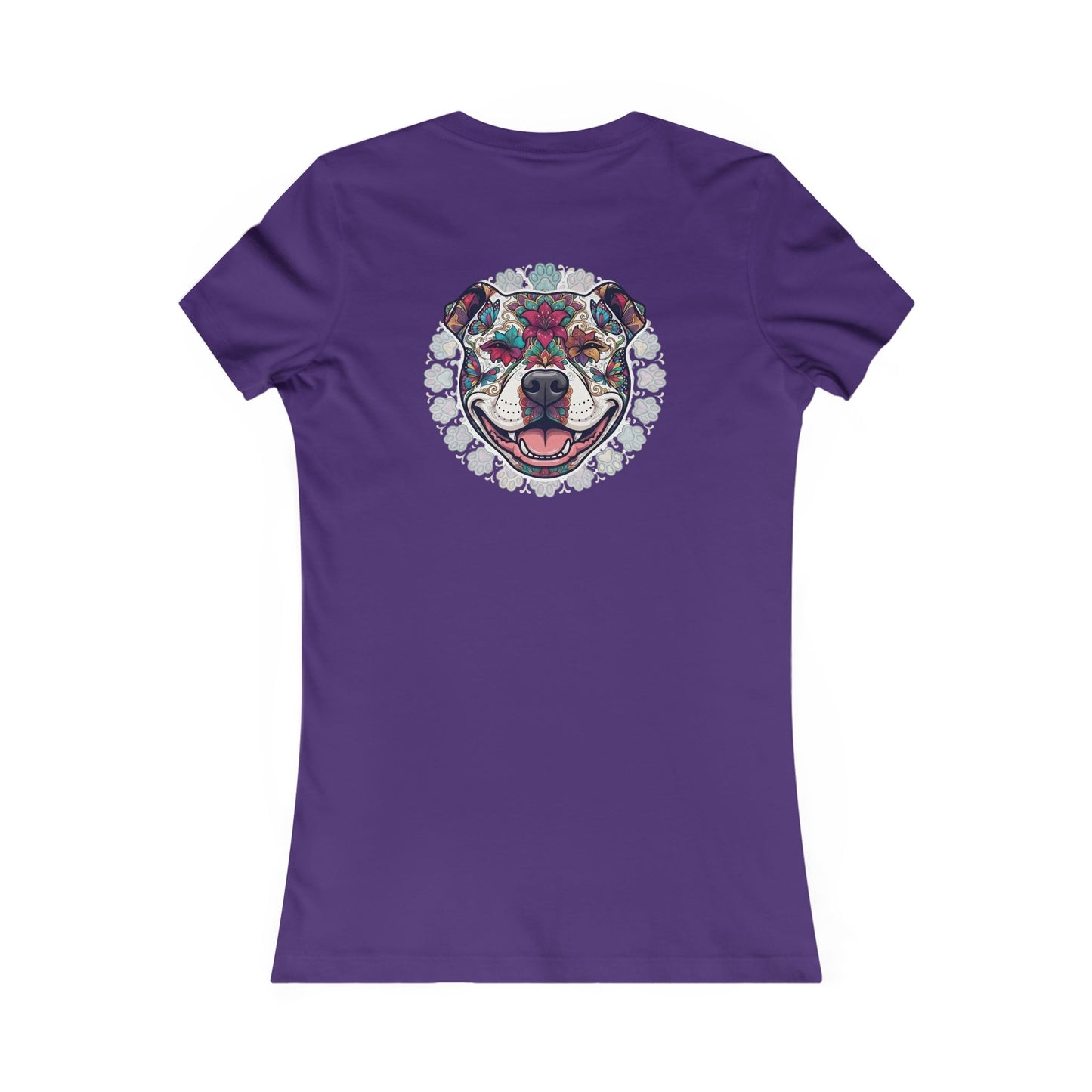 Butterfly Wishes & Pittie Kisses Artwork - TShirt - Ladies Tee