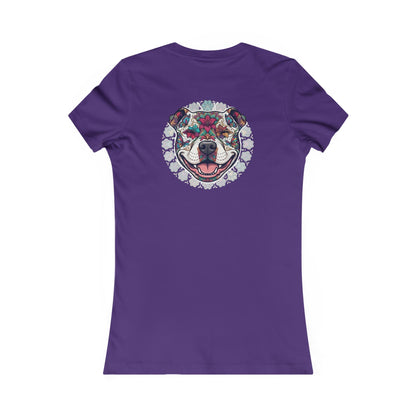 Butterfly Wishes & Pittie Kisses Artwork - TShirt - Ladies Tee