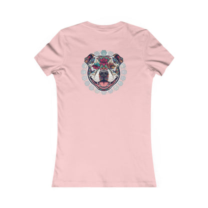 Butterfly Wishes & Pittie Kisses Artwork - TShirt - Ladies Tee