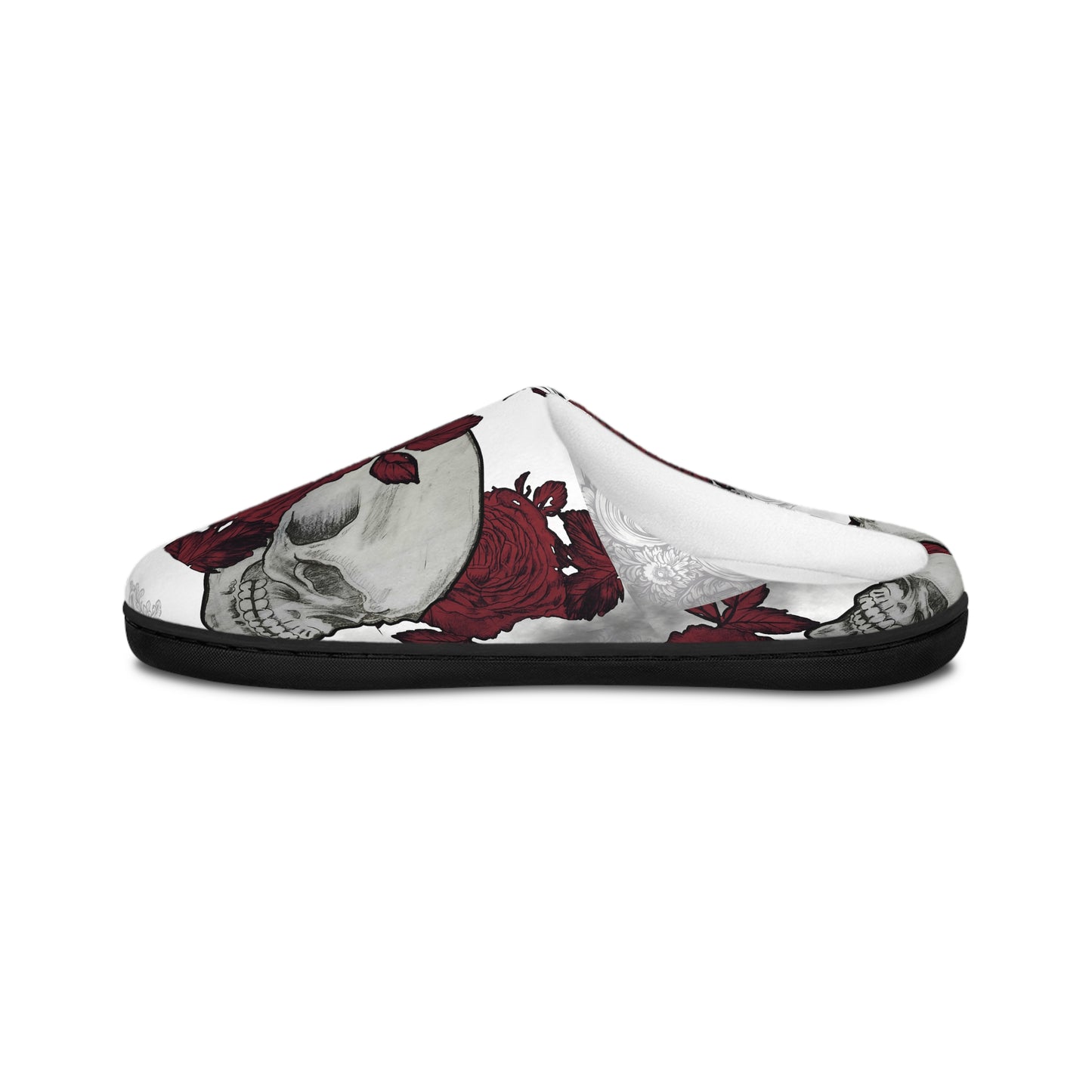 Skulls and Roses - Women's Indoor Slippers