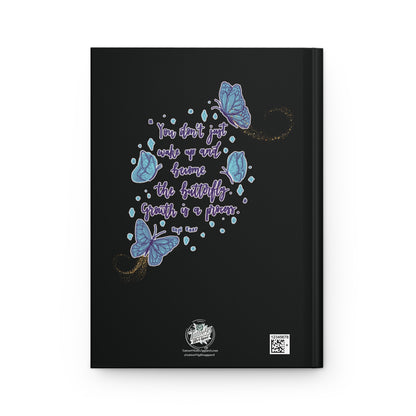 Blue Morphis Butterfly - Hardcover Journal