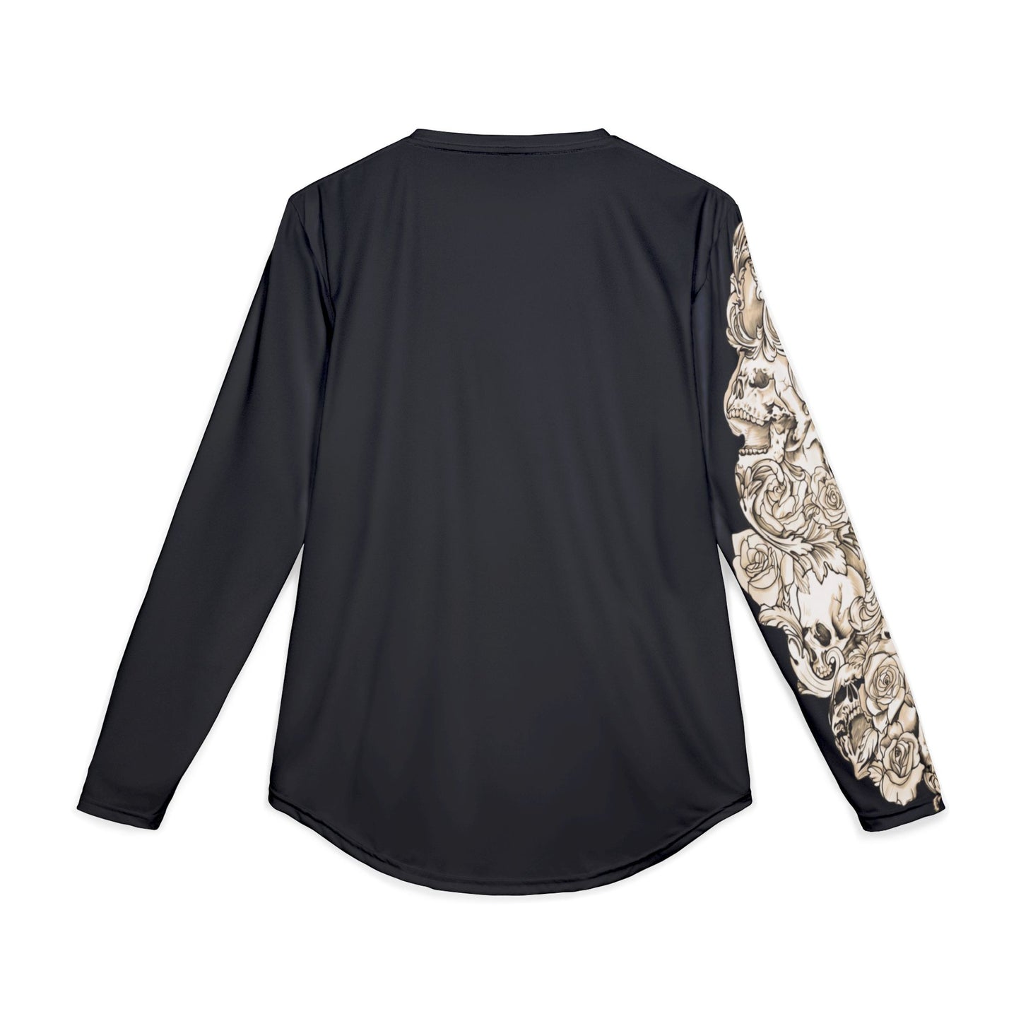 Floral Sleeve Tattoo Artwork UV Protection Long Sleeve Shirt