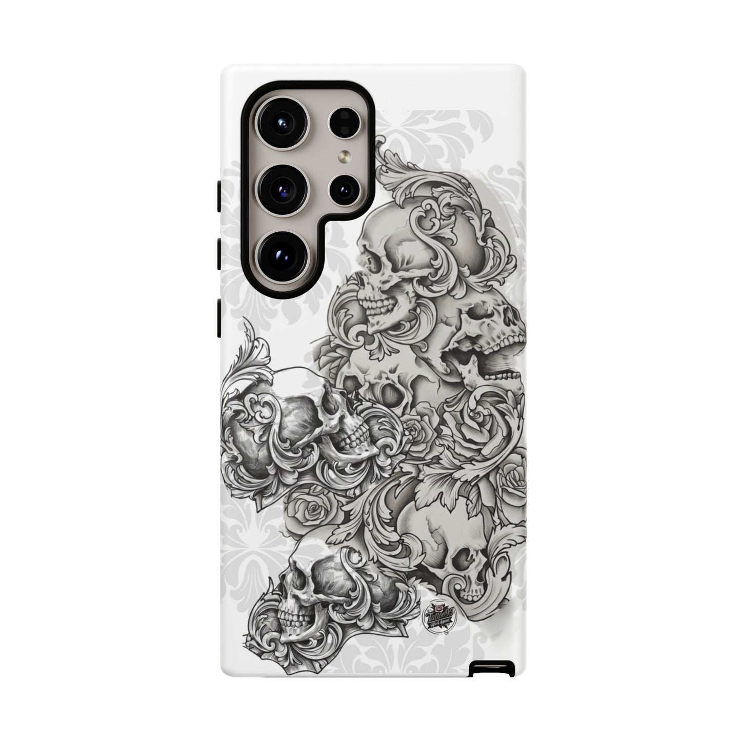 Cascading Skulls - Tough Phone Cases Available in most Galaxy series.