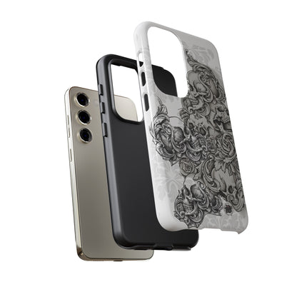 Cascading Skulls - Tough Phone Cases Available in most Galaxy series.