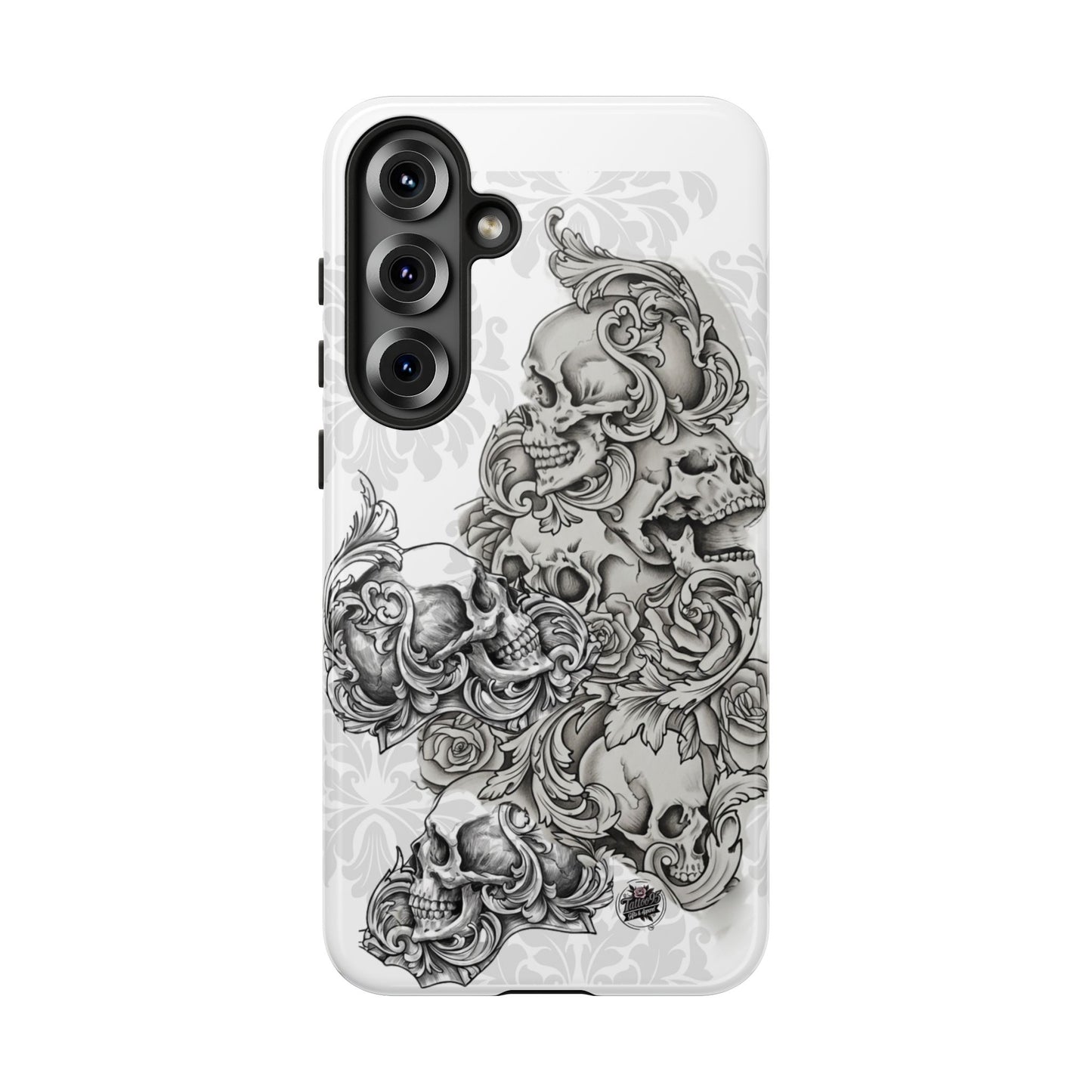 Cascading Skulls - Tough Phone Cases Available in most Galaxy series.