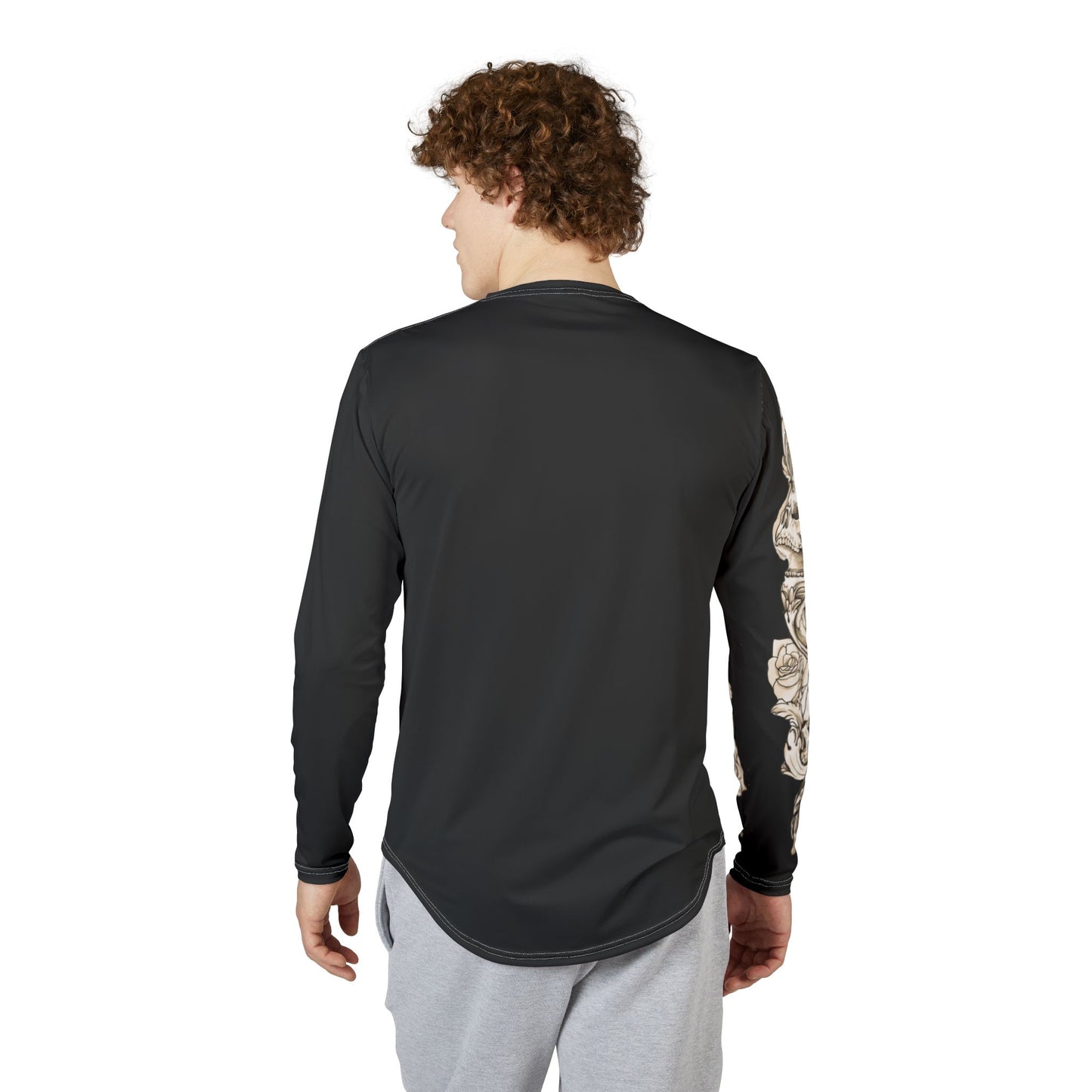 Floral Sleeve Tattoo Artwork UV Protection Long Sleeve Shirt