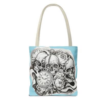 Skull Time - Tote Bag — Gothic Vintage Tattoo Art