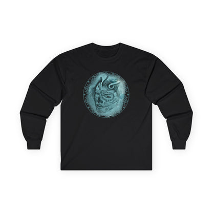 Beautiful Face Tattoo Artwork - T-Shirt Long Sleeve