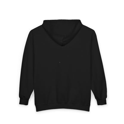 Dragon Orchids - Black Full-Zip Hoodie — Tattoo Art Heavy Blend Sweatshirt