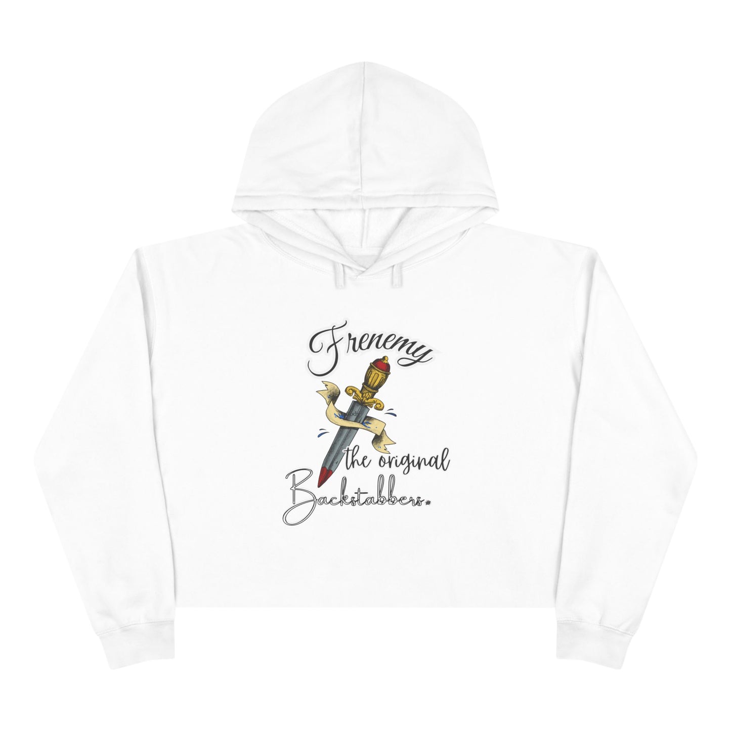 Frenemies - Crop Hoodie Sweatshirt