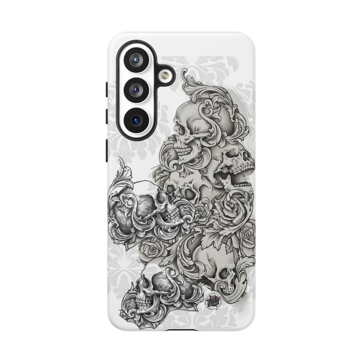 Cascading Skulls - Tough Phone Cases Available in most Galaxy series.