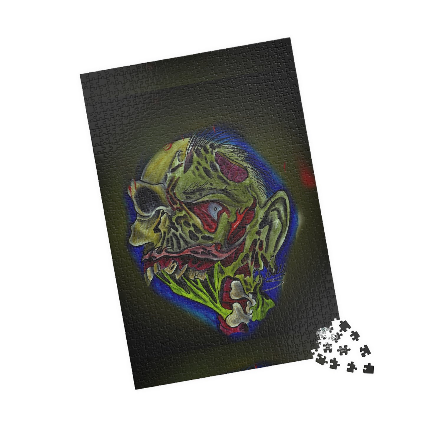 Zombie King of the Dead - Puzzle — Jewel-Toned Glossy Art (110/252/520/1014 pcs)