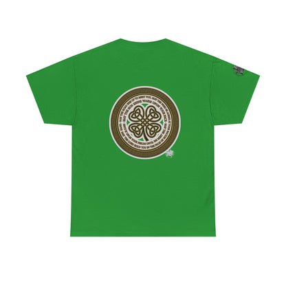Irish Strong - Celtic Medallion ‘May the road rise up to meet you' Green T-Shirt