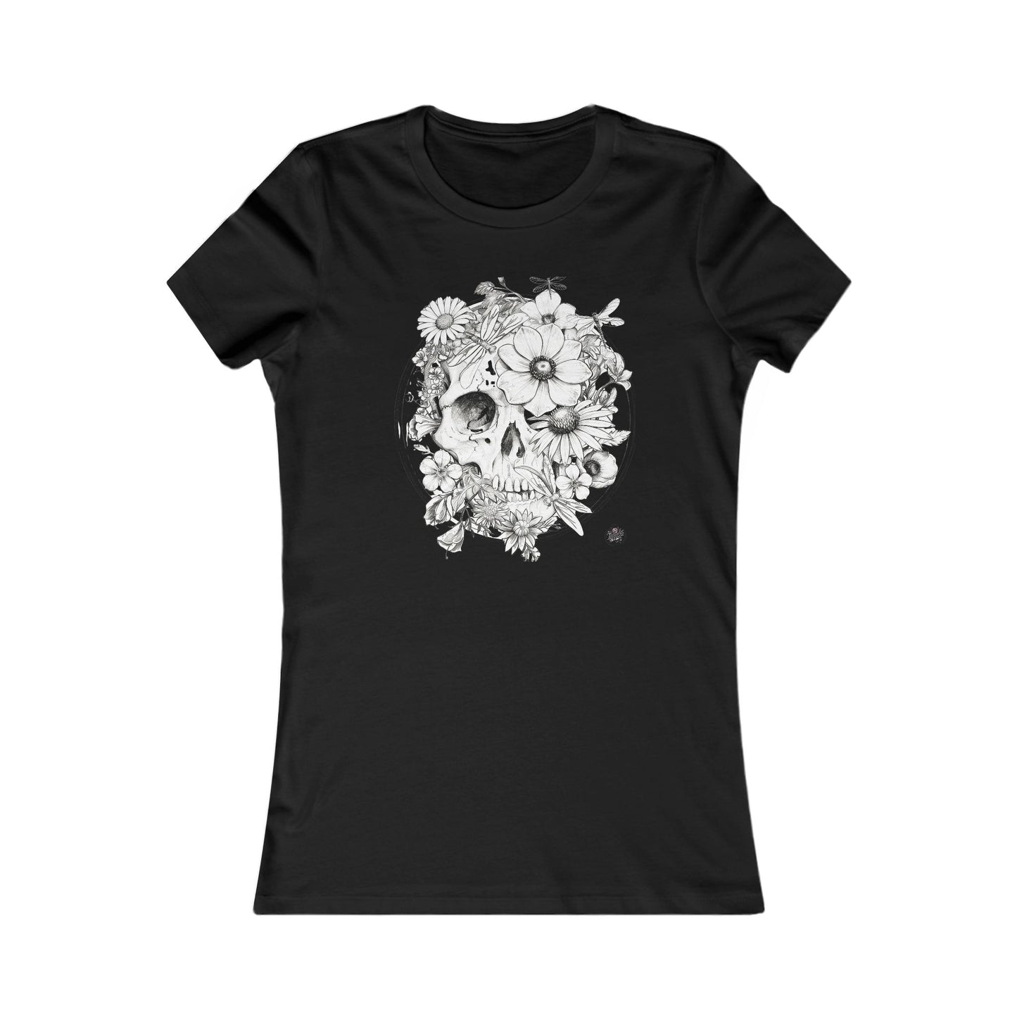 Floral Skull - Ladies Tee (S-2XL)