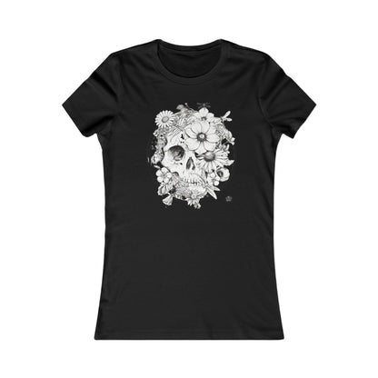 Floral Skull - Ladies Tee (S-2XL)