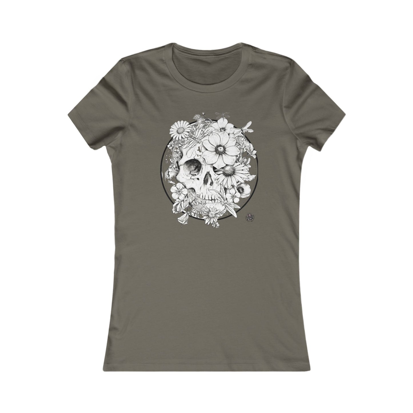 Floral Skull - Ladies Tee (S-2XL)