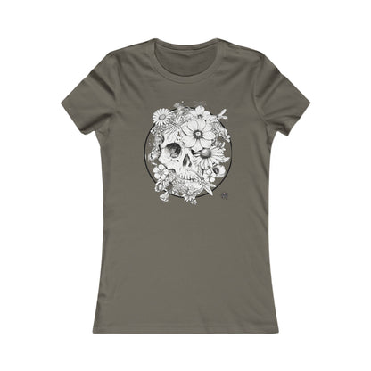 Floral Skull - Ladies Tee (S-2XL)