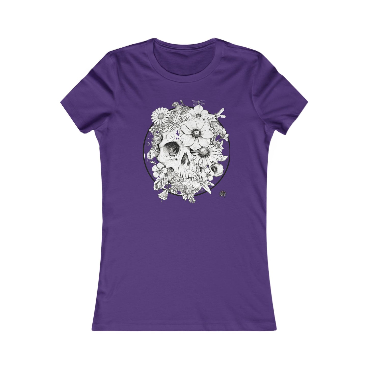 Floral Skull - Ladies Tee (S-2XL)