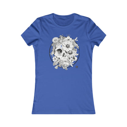 Floral Skull - Ladies Tee (S-2XL)