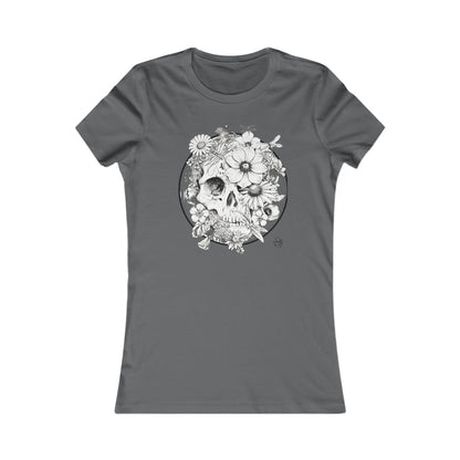 Floral Skull - Ladies Tee (S-2XL)
