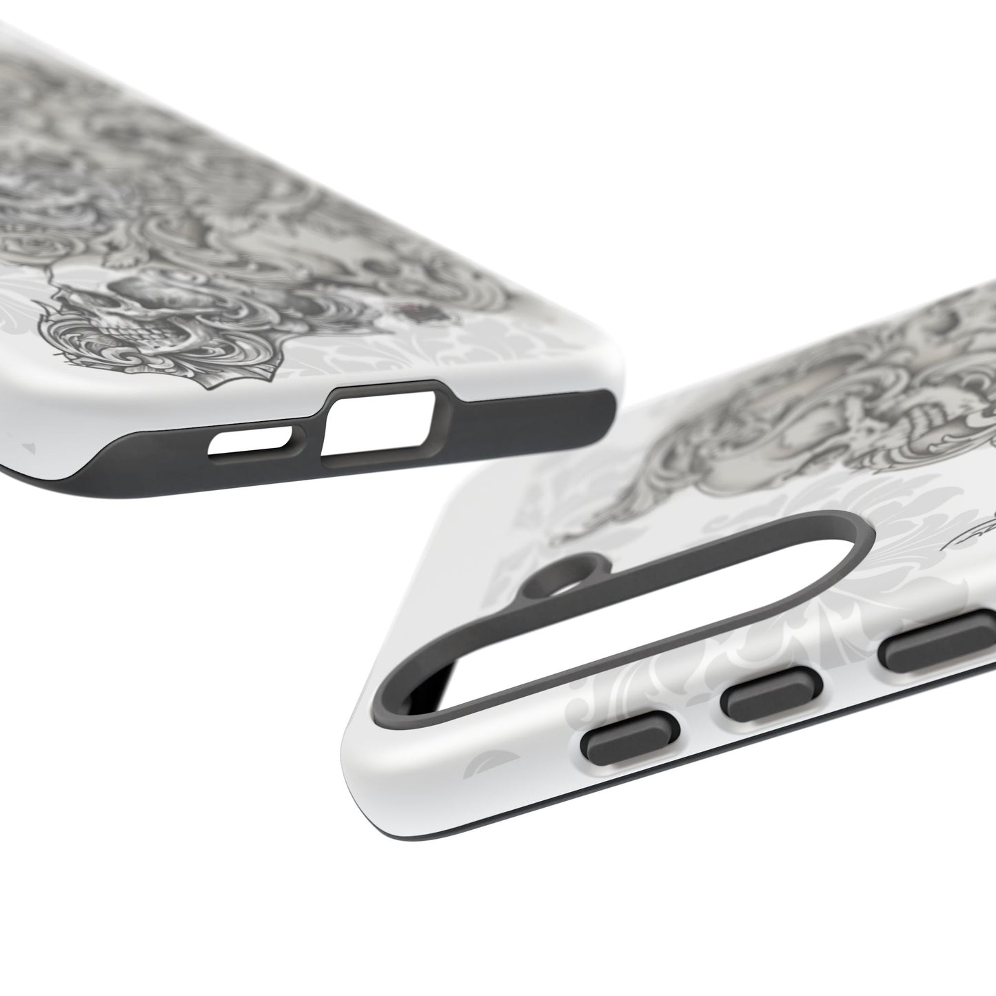 Cascading Skulls - Tough Phone Cases Available in most Galaxy series.