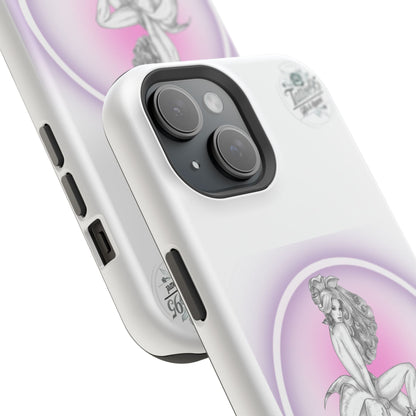 Pretty Bunny Vintage Artwork - iPhone Case