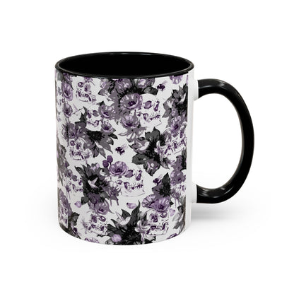 Purple Vintage Floral Coffee Mug — Accent 11/15oz