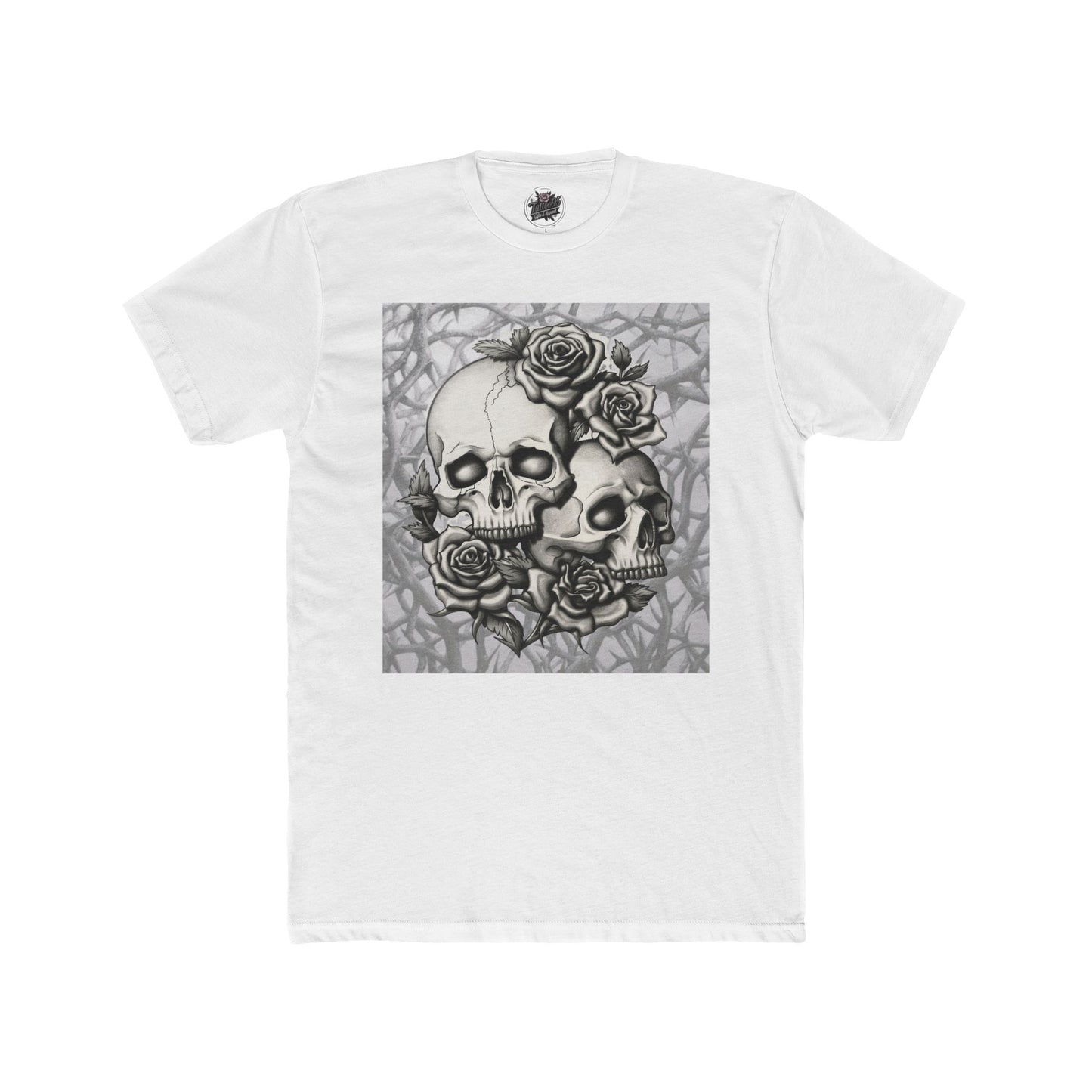 Roses Skull Pair - Unisex Tshirt - Crewneck Unisex Tee (XS-5XL)