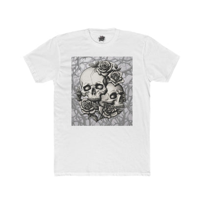 Roses Skull Pair - Unisex Tshirt - Crewneck Unisex Tee (XS-5XL)