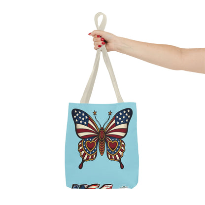 Butterflies Are Free Patriotic Celebration Tote Bag