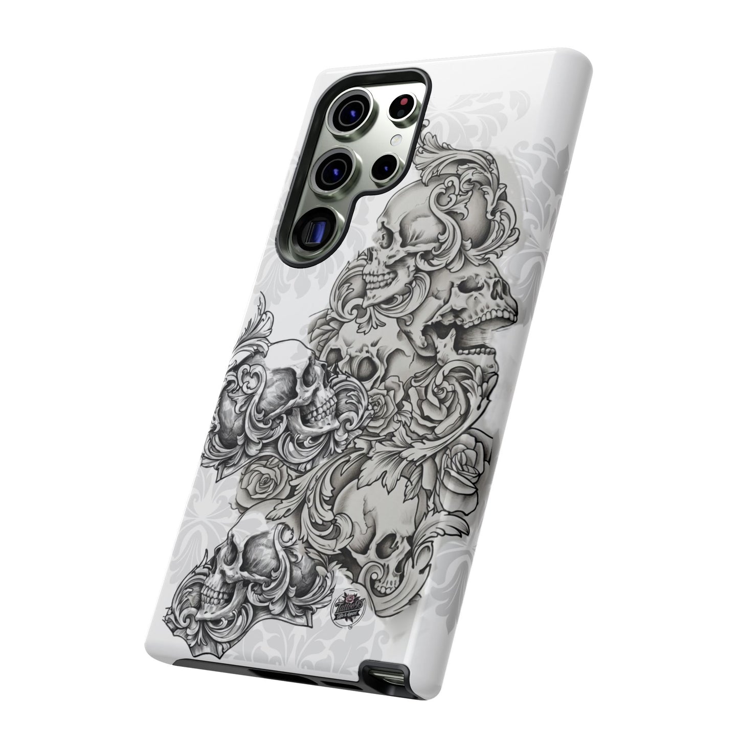 Cascading Skulls - Tough Phone Cases Available in most Galaxy series.