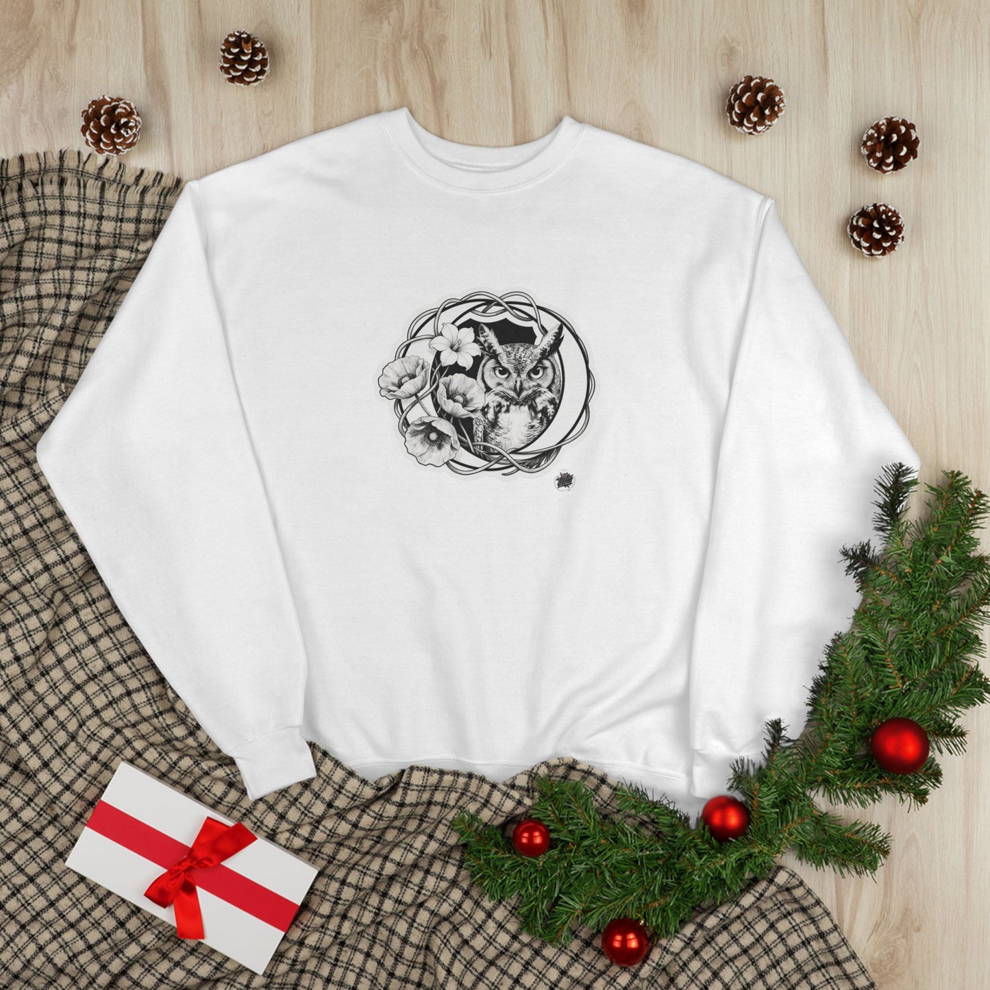 Owl Tattoo Artwork - Unisex Sweatshirt