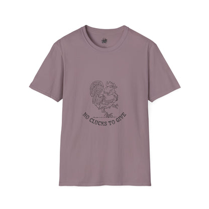 Rooster Tattoo "No Clucks To Give" Unisex T-Shirt