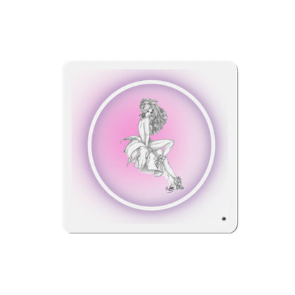 Pretty Bunny Vintage Artwork - Magnet