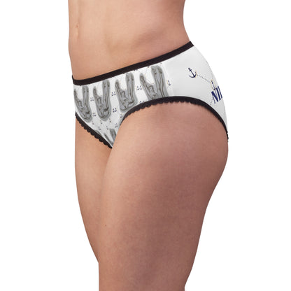 Nikki's Tattoo Studio Collection - Vintage Sailor Girl Artwork - Women's Briefs