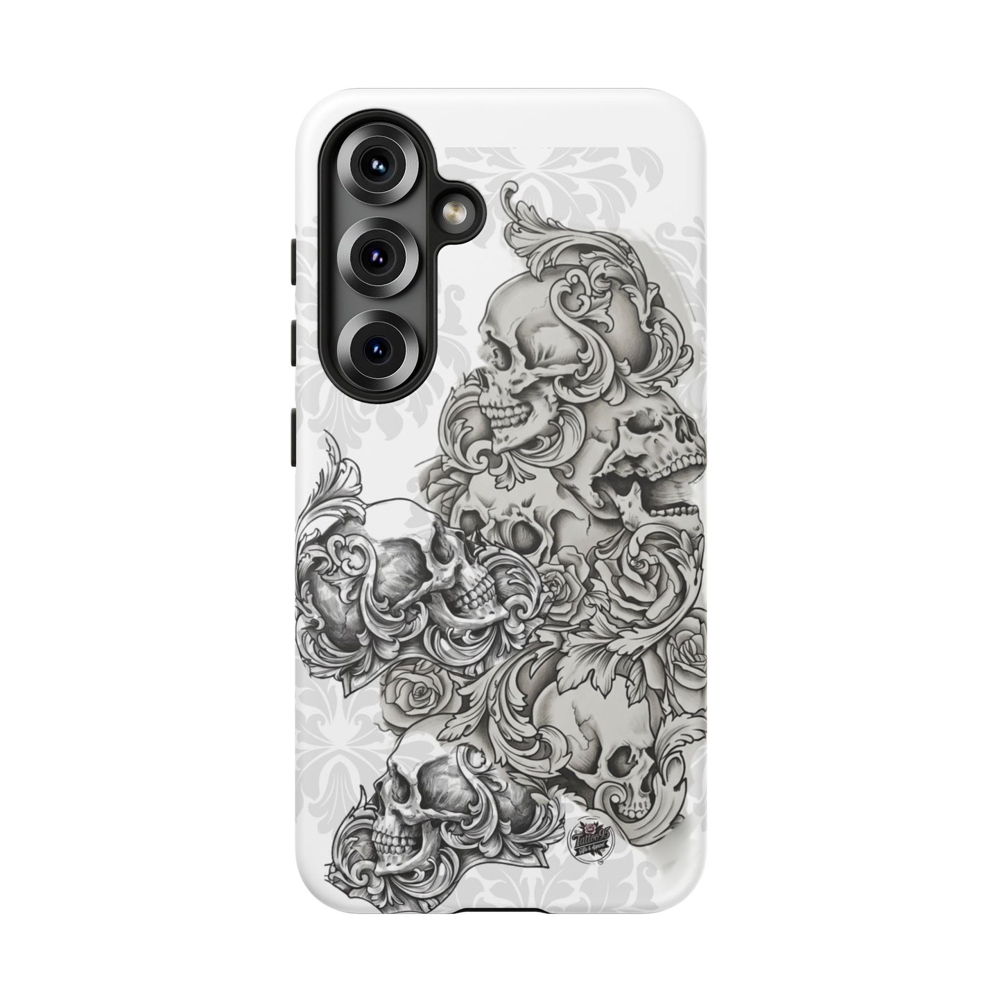 Cascading Skulls - Tough Phone Cases Available in most Galaxy series.