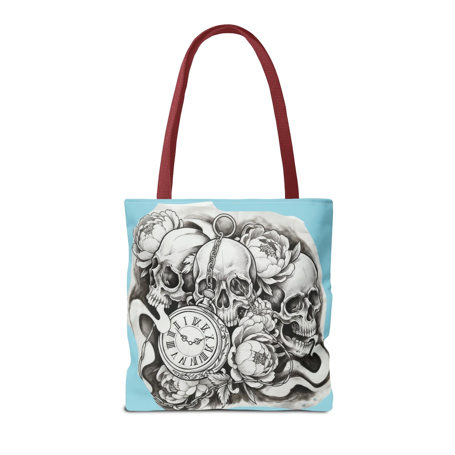 Skull Time - Tote Bag — Gothic Vintage Tattoo Art