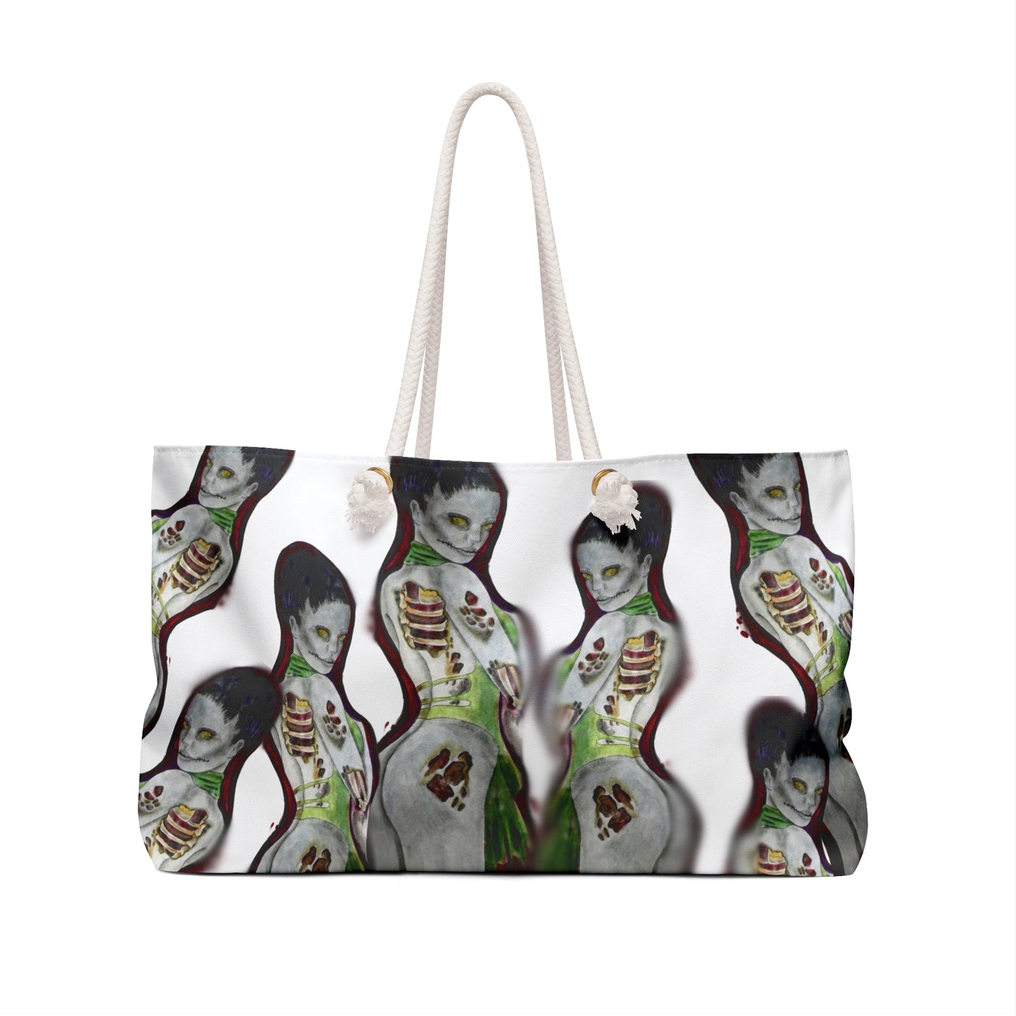 Zombie Lady Deadrah - White Weekender Bag