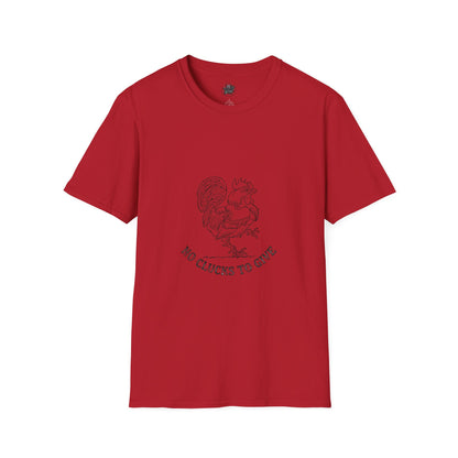 Rooster Tattoo "No Clucks To Give" Unisex T-Shirt