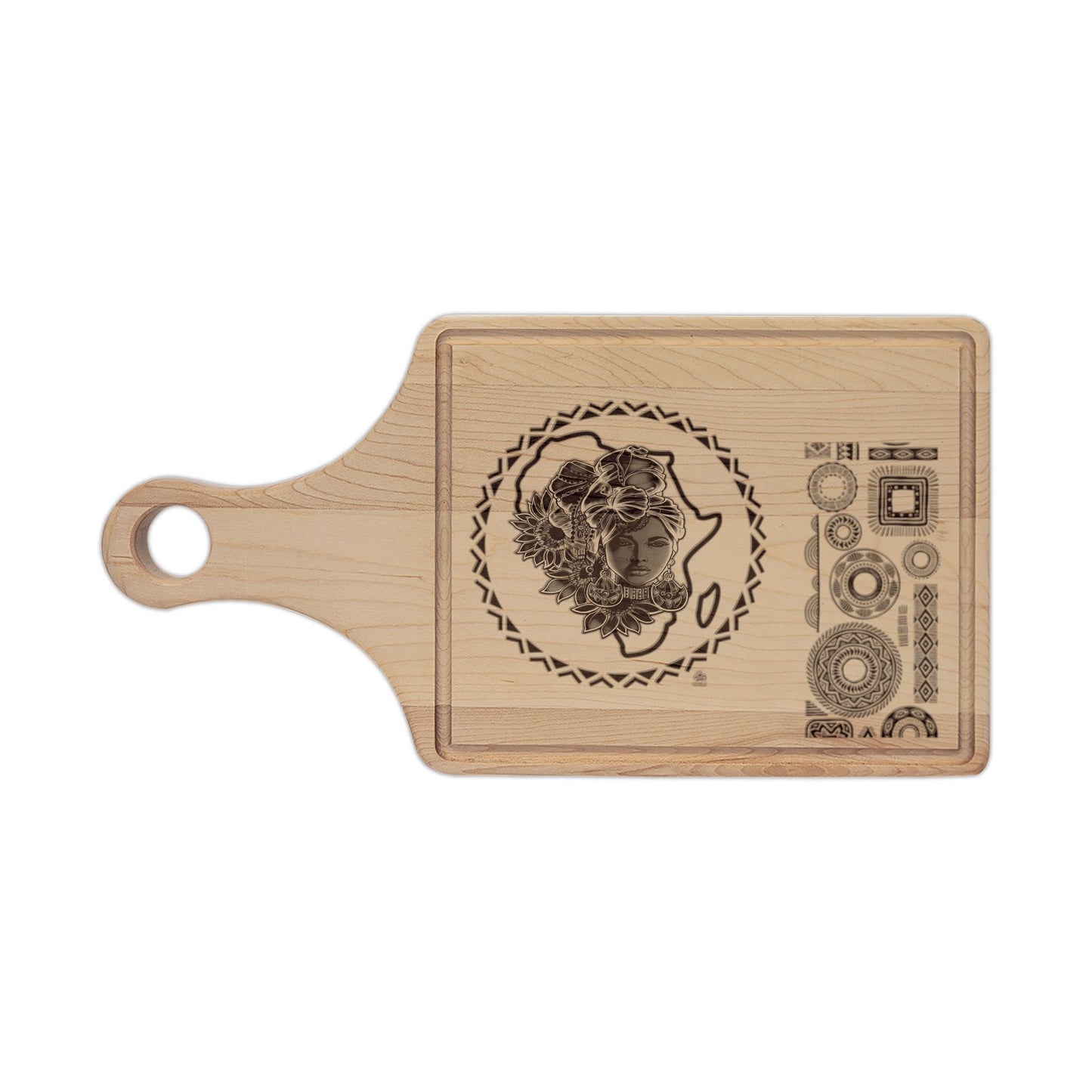 Gele Girl - Engraved Cutting Board — Decorative Serving & Chopping Board