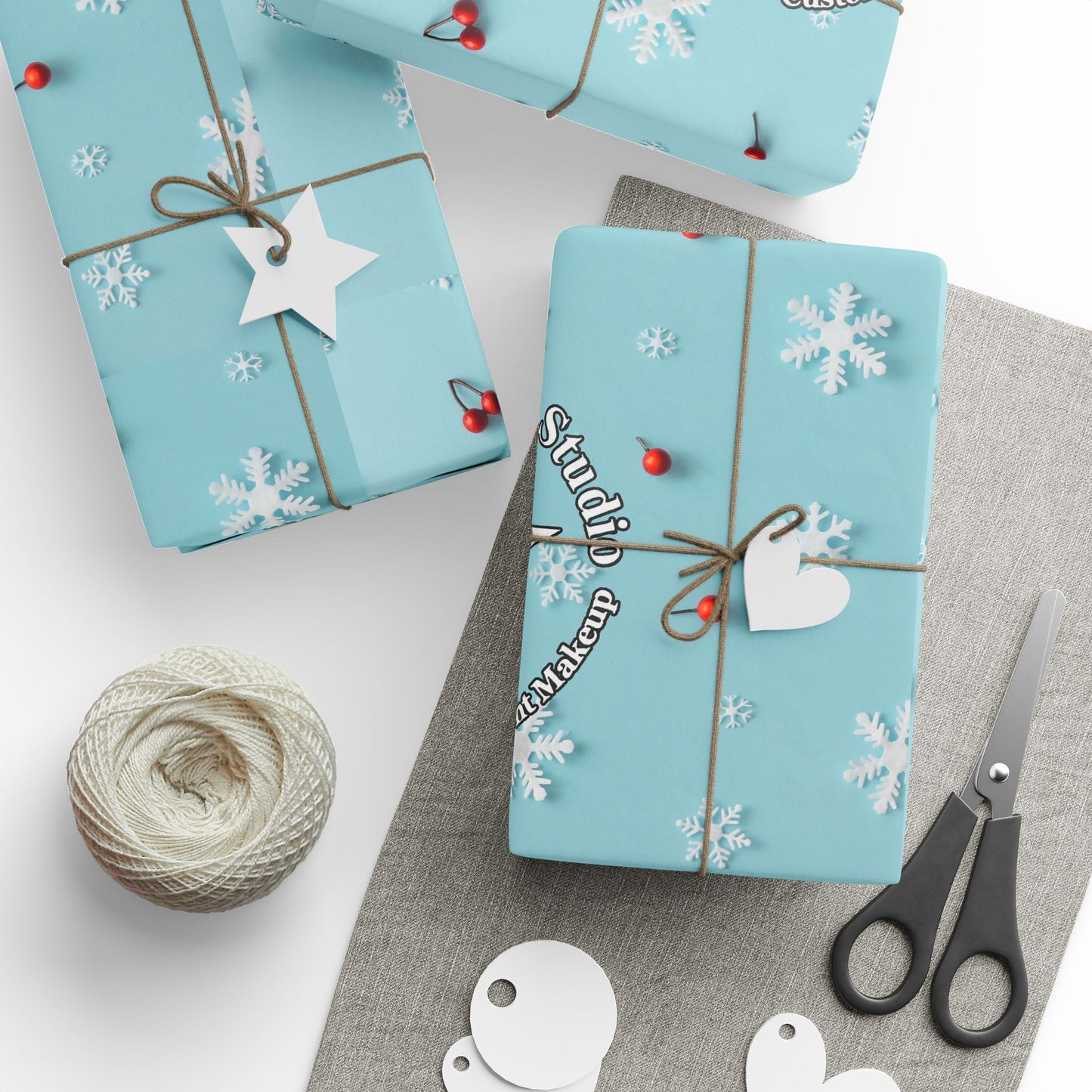 Nikki's Tattoo Studio Collection - Gift Wrapping - Winter Snow