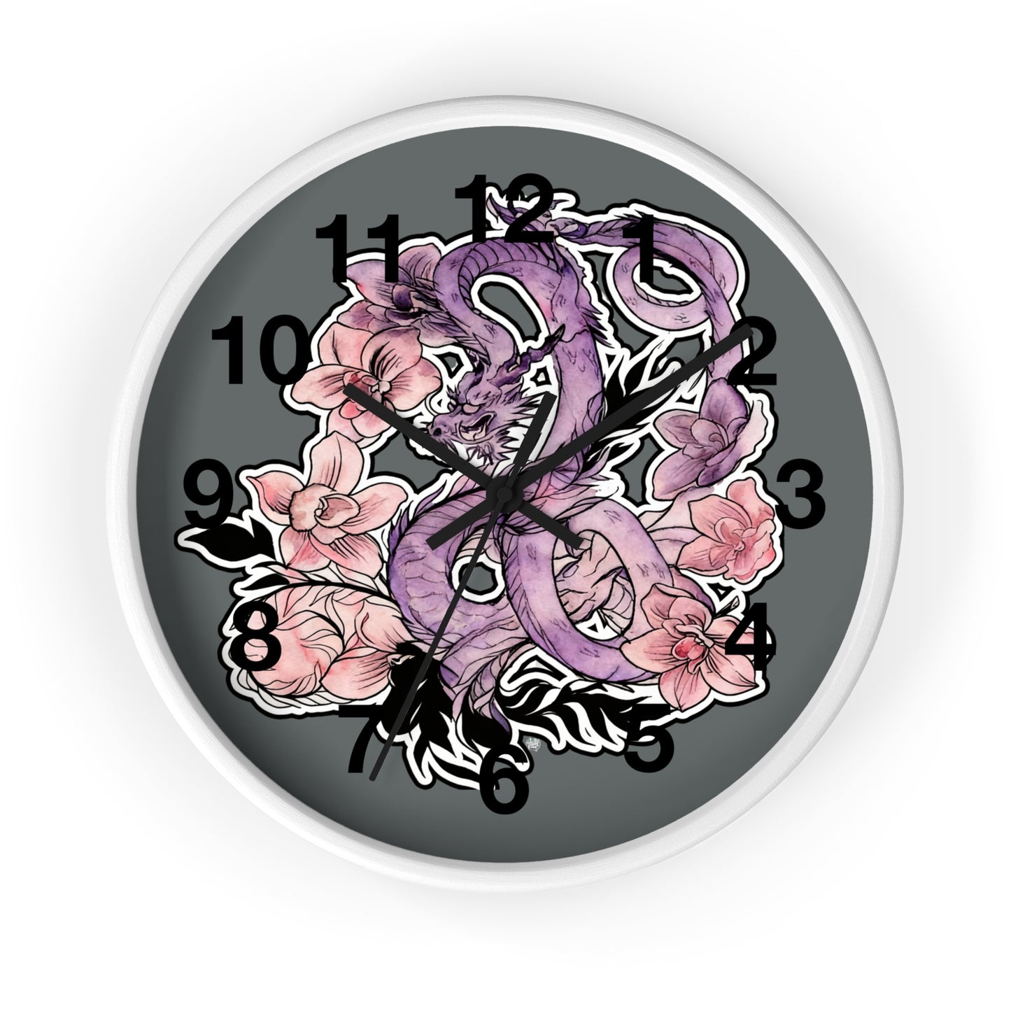 Dragon Orchids - Wall Clock