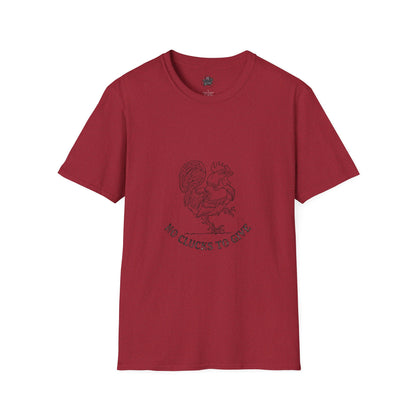 Rooster Tattoo "No Clucks To Give" Unisex T-Shirt