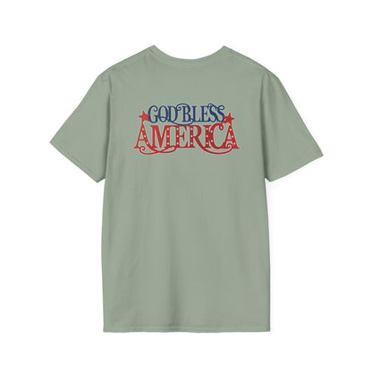 Floral USA 250th T-Shirt — Happy Birthday America
