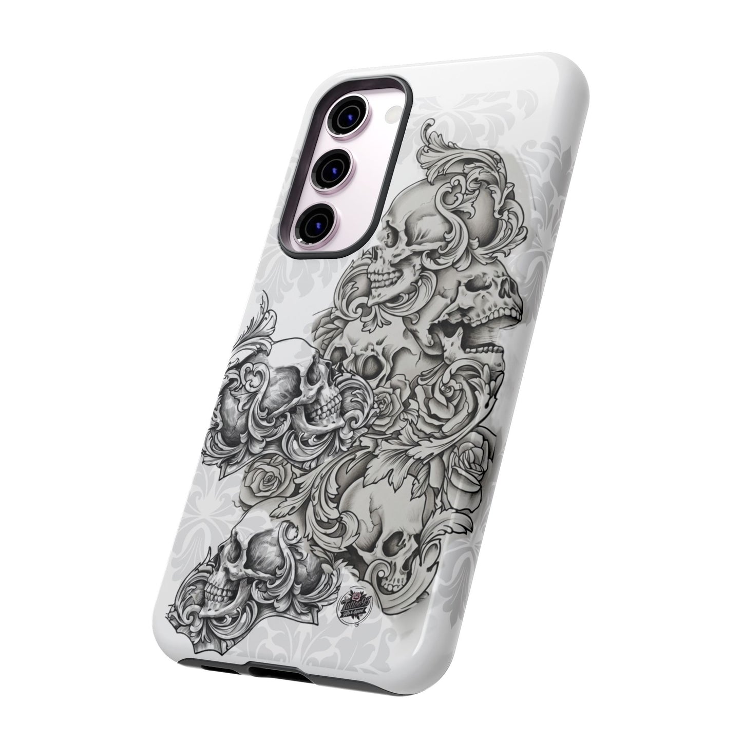 Cascading Skulls - Tough Phone Cases Available in most Galaxy series.