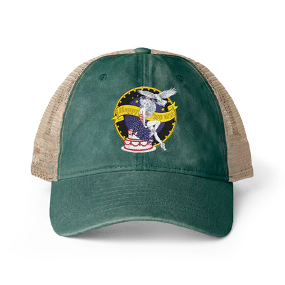 Happy 250th Birthday America — Women's Washed Mesh-Back Cap