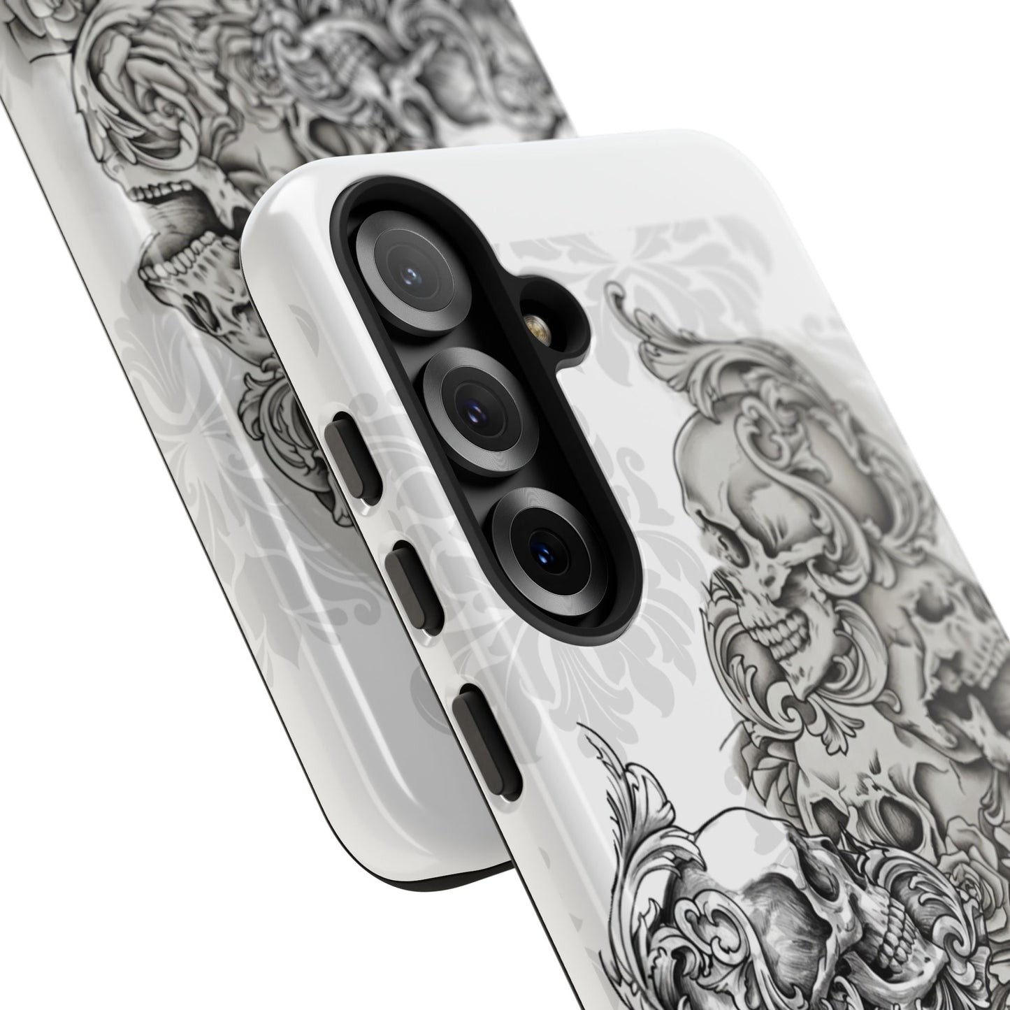 Cascading Skulls - Tough Phone Cases Available in most Galaxy series.