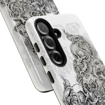 Cascading Skulls - Tough Phone Cases Available in most Galaxy series.