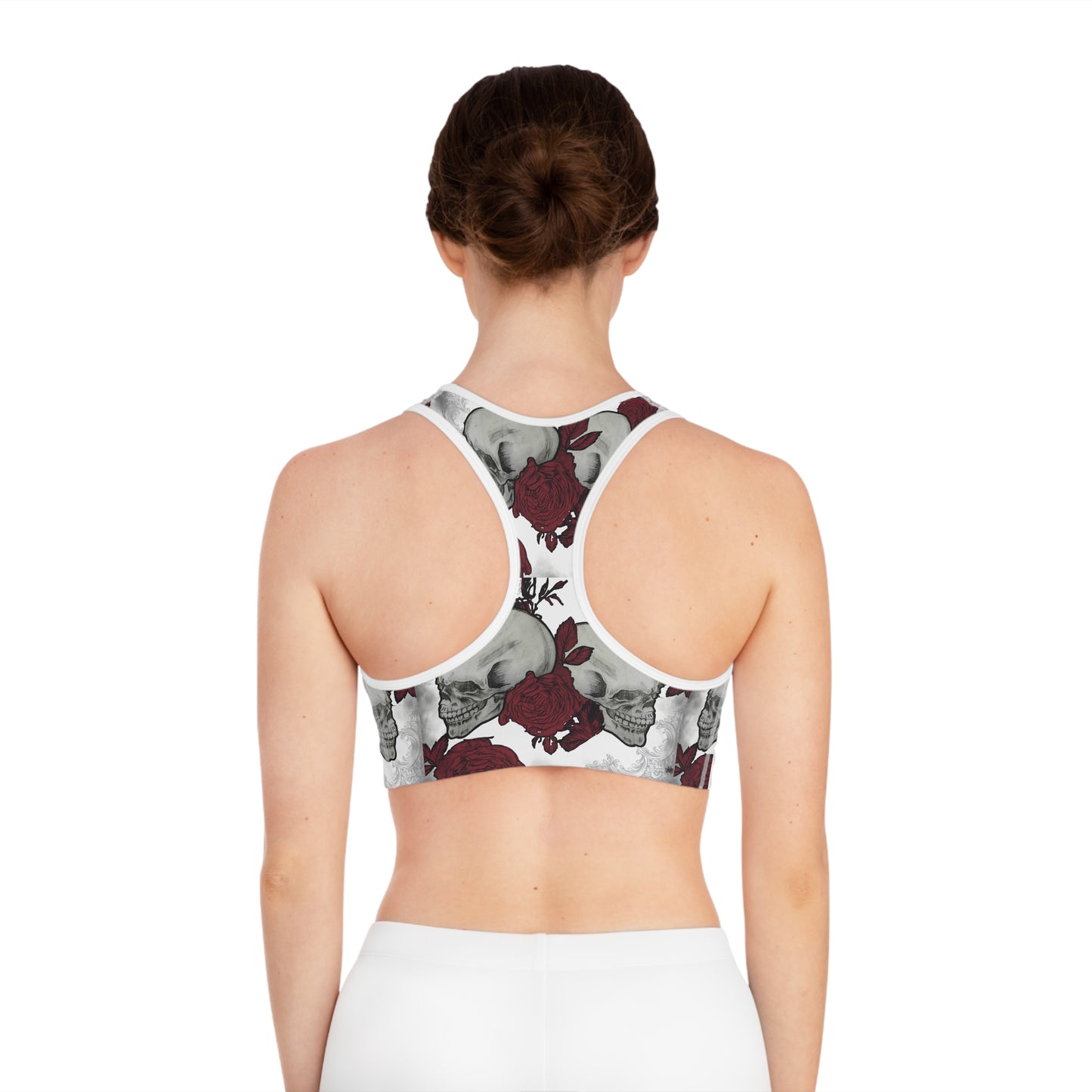 Skulls and Roses - Sports Bra